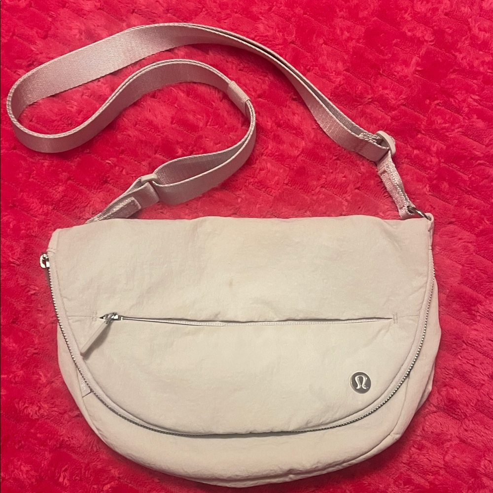 lululemon athletica Light Cream Crossbody Bag